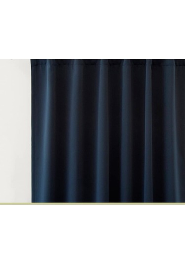 Evdepo Home Kullanıma Hazır Blackout Fon Perde Lacivert