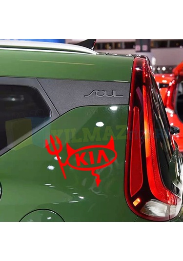 Kia Logo Şeytan Yan Cam Oto Sticker Araba Yapıştırma Çıkartma