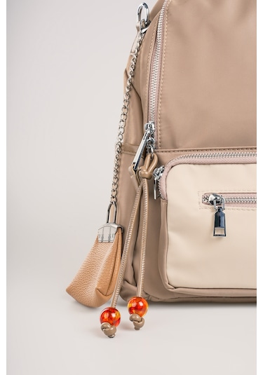 Ççs Kadın Sırt Çantası Ccs18026 Bej-vizon Bej-vizon Bej - Vizon