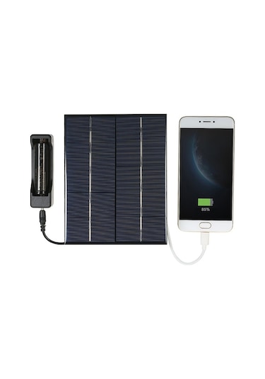 Dancemonkey Taşınabilir 3.5w Güneş Paneli - Usb & 18650 Pil Şarjı