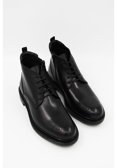 Alberto Rossi 201 3663 Erkek Klasik Bot - Siyah-siyah Siyah Alberto Rossi 201 3663 Erkek Klasik Bot - Siyah-siyah Siyah