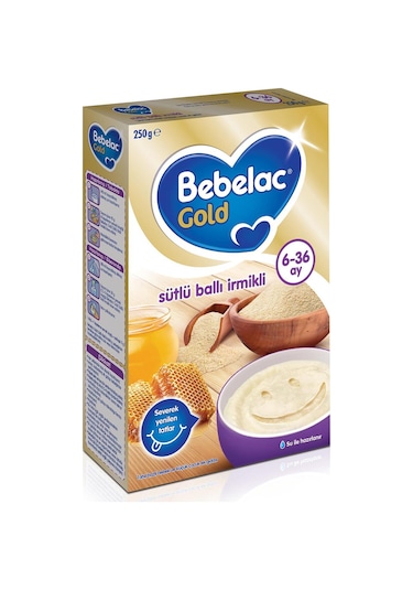 Bebelac Gold Sütlü Ballı İrmikli Kaşık Maması 250gr
