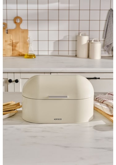 Karaca Dustin Ekmek Kutusu Cream