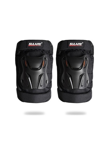 Primepickings Sulaıte Motosiklet Sürüş Ekipmanı Dişli Off-road Koruyucu Düşme Önleyici Dirsek Pedisi Siyah Standart