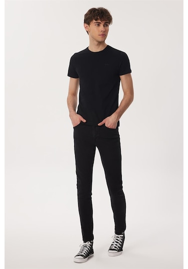 Lee Cooper Twıngo 1 Erkek O Yaka Pike T Shırt Siyah 15874 Siyah