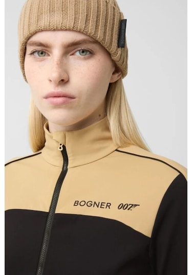 Bogner Bond 007 Koleksiyonu Teknik Üst Kadın Kayak Içlik İçlik Bej