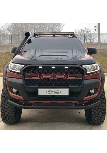 Eurocap Ford Ranger Ön Kaput Koruyucu Rüzgarlık 3Mm Abs 2016-2