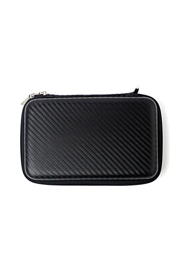 Vkemall Siyah Pu+eva 3c Dijital Aletler Çantası, Seyahat İçin Çok Fonksiyonlu Elektronik Cihaz Saklama Çantası 19 12 4.5cm Siyah