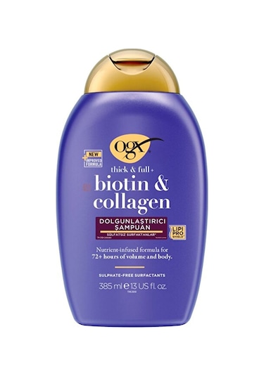 OGX Dolgunlaştırıcı Biotin & Kolajen Sülfatsız Şampuan 385 ML