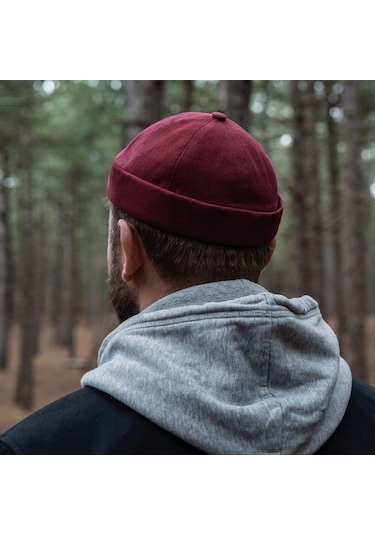 Erkek Docker Cap %100 Pamuk Katlamalı Trend Şapka