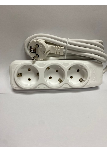 Far Elektrik 3'lü 5 Metre Grup Priz