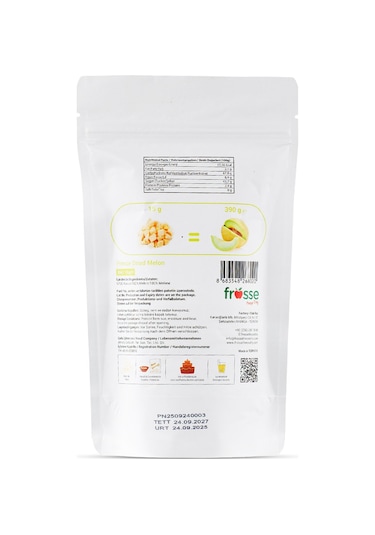 Freeze Dry Kurutulmuş Kavun 390 Gr 390 G