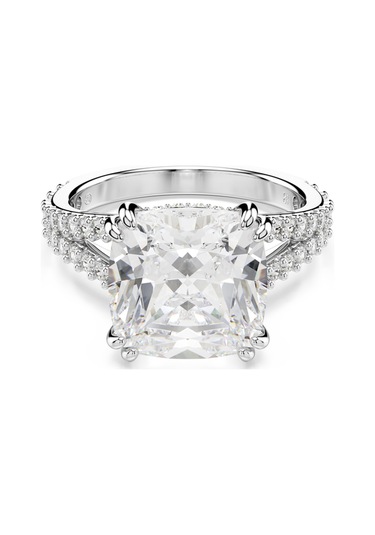 5709902 Swarovski Yüzük Re Stılla:rıng Sq Whıte/rhs 55 Metalik