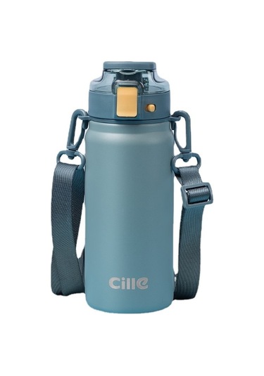 Dinosaurs Outdoors 600 Ml. Paslanmaz Çelik Termos - Mavi-270 Altın