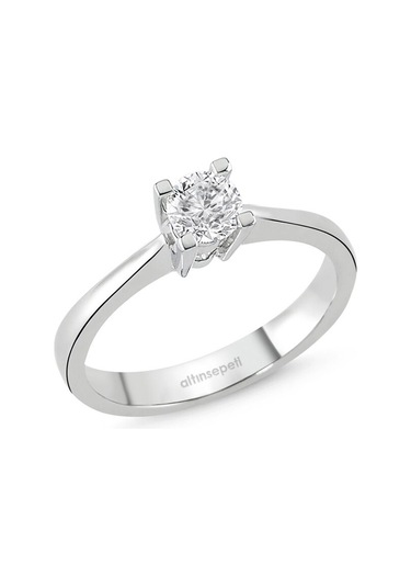 Pırlanta Tektaş Yüzük 0,33 Ct As11Pyz Altınsepeti