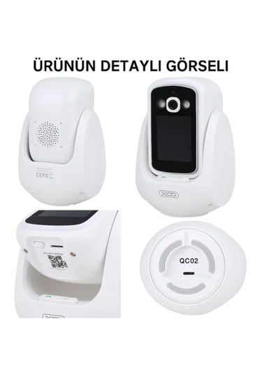 Hd Akıllı Kamera Wi-fi Destekli, Görüntülü Konuşma Destekli , Gece Görüşü, Insan Takibi Cr08