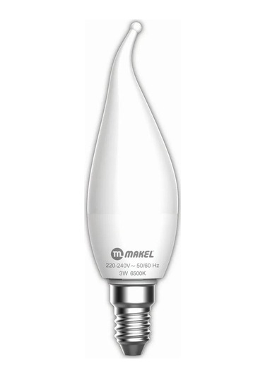 Makel Led Buji Ampul 3w 6500k E14