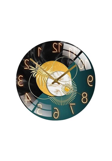 Pazly Yatak Suntek Sessiz Saati Odası Hassas Ev E E Duvar Dekoru 30cm Jm Çok Renkli