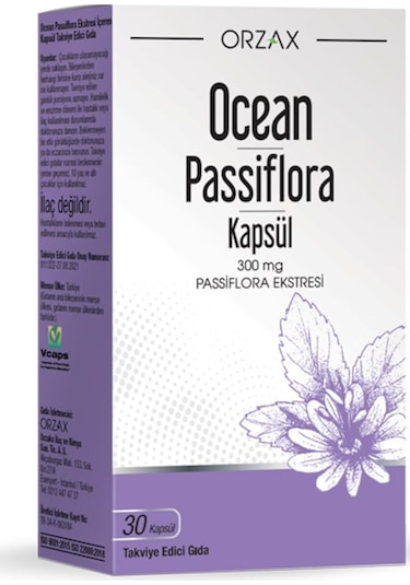 Ocean Passiflora 300 Mg 30 Kapsül