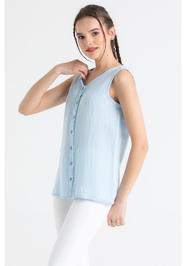 Kolsuz Müslin Melis Bluz Buz Mavi Bmv-buz Mavi