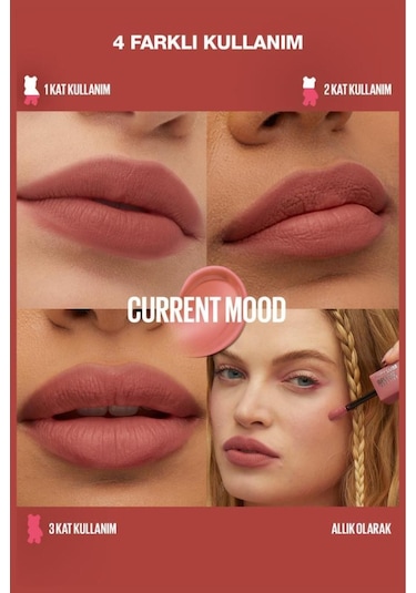 Maybelline Super Stay Teddy Tint Uzun Süre Kalıcı Likit Mat Tint 10 Current Mood 0