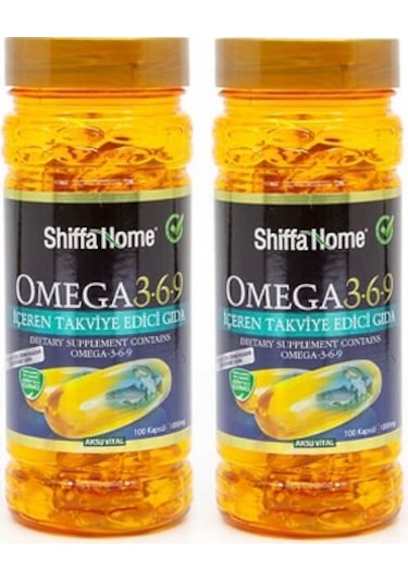 Shiffahome Omega 3-6-9 100X1000 Softgel- Omega 369 2 Kutu