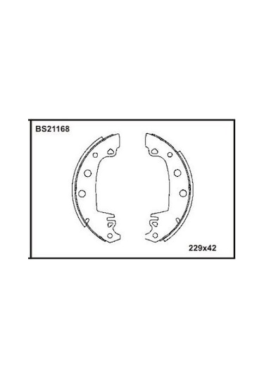 Beşer Bs21168 / 94000017 Arka Kampana Fren Balatası M131 / R12 / C15