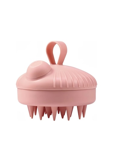 Elmpaly Pembe Lambano Silikon Saç Fırçası: Yumuşak, Dayanıklı, Masajlı Ve Şampuan Dispanseri