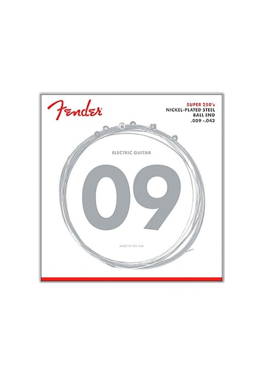 Fender 250L Super 250 Nickel Plated Steel Light Takım Tel Elektro