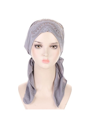 Novahub İslami Türban Kadınlar İçin Pembe Elastik Başörtüsü Wrap Şapka Kaput Kadın Türban Kapakları Moda Kadınlar İçin Şapka Pembe