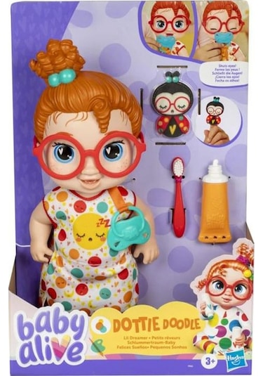 Baby Alive Kızıl Saçlı Uykucu Bebeğim F9965