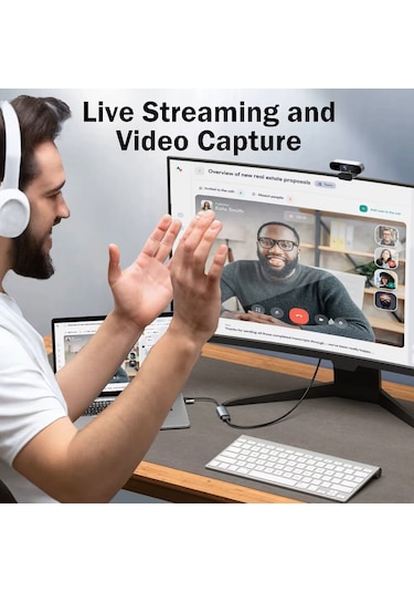 Markofist Mf-cc13 Hdmı Type-c & Usb Video Capture Card 1080p 30fps