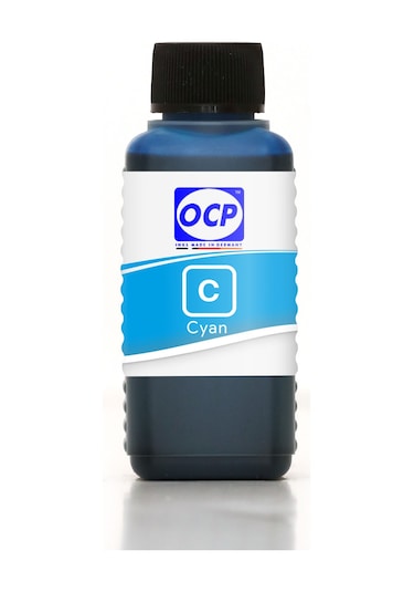 OCP Lexmark Z717 Uyumlu Yazıcı Mürekkebi 100ml C Cyan Mavi Dye