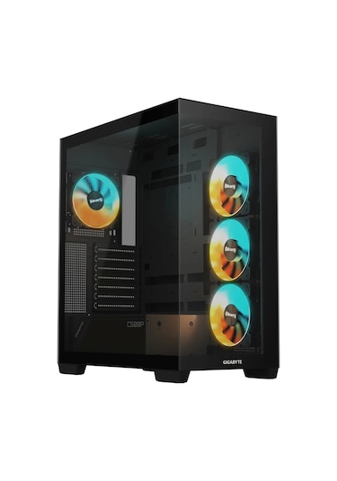 Gigabyte C500 Panoramic Stealth Glass Usb 3.0 Type-c Siyah Atx Mid Tower Kasa