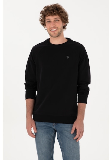 U.S. Polo Assn. Erkek Sweatshirt - Siyah 50313752-VR046