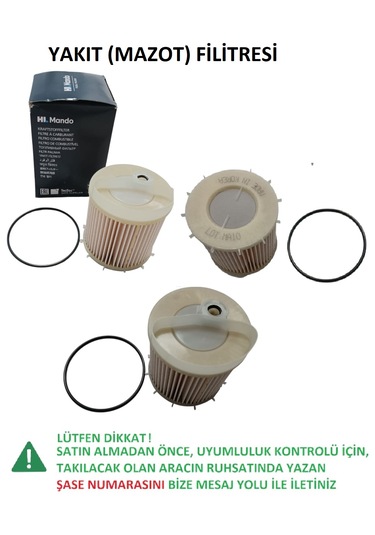 Ssangyong Actyon Sports Mazot Yakıt Filtresi 2.0 2012 - 2018 Aras