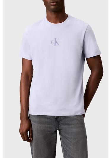Calvin Klein Erkek T Shirt Lv04rb866g Tkf Lila