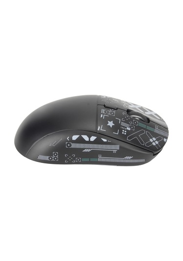 Shineyee Beyaz Rgb Işıklı 3 Modlu Kablosuz Mouse - 5 Seviye Dpı, 2.4g/bt, Type-c Şarj, 500mah Batarya, Taşınabilir Oyuncu Mouse