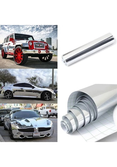 Esemiz Krom Nikelaj Varak Su Geçirmez Yapışkanlı Folyo 20cmx122