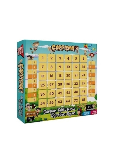 Zeka Dolabı Çarpışma Çarpım Tablosunu Öğreten Oyun