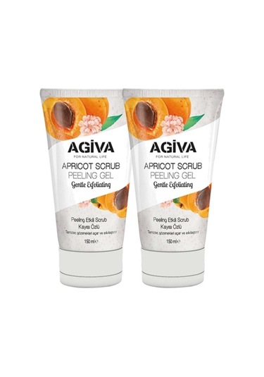 Agiva Kayısı Özlü Peeeling Jel 150 ML x 2