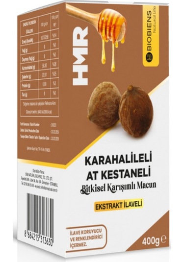 Biobiens Kara Halileli Macun 400gr