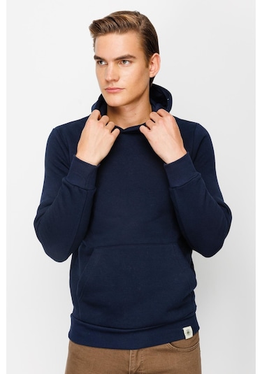 Igs İgs Standart Kapüşonlu Erkek Sweatshirt Lacivert