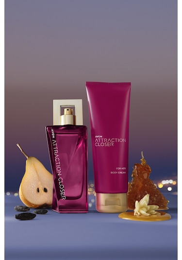 Avon Attraction Closer Kadın Parfüm Ve Vücut Losyounu Paketi Çiçek