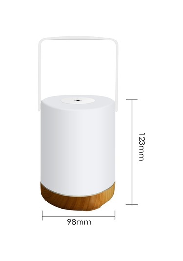 Novahub Led Gece Lambası Usb Şarj Edilebilir Rgb Renk Ve Sıcak Beyaz Aydınlatma Lambası Taşınabilir Saplı Bebek Çocuk Odası Yatak Odası İçin, Ergonomik Tasarım Diğer