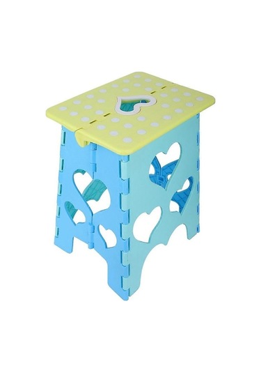 Bloomnest Kalın Aşk Noktası Katlanır Plastik Tabure, 30x23x39cm, Gelişmiş Masaj Taburesi, Yeniway Altın-siyah, Pratik Ve Kullanışlı Altın - Siyah