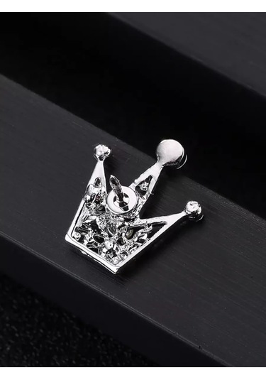 Olfil Broş-mini Taç Parıltı Tarzı 206746461 Gri