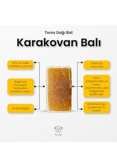 Toros Dağı Karakovan Balı 600 G