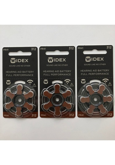 WİDEX İŞİTME CİHAZI 312 NUMARA PİL 3 PAKET