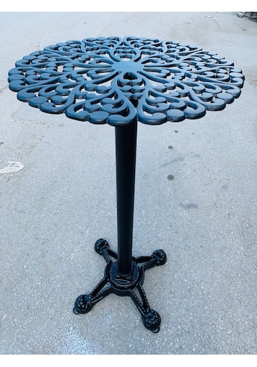 Aluminyumdokumcu Döküm Bistro Tablalı Koktey Masa